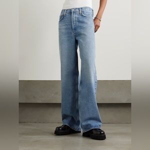 AGolde Low Slung Baggy in Mid denim